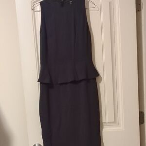 Boss Black Peplum Midi Dress